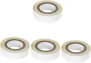 FOMIYES 4 Rolls Wig Film Double Side Tape Glue for Wigs Lace Wig Glue Wig Installation Kit Wig Tape for Lace Wigs Wig Accessories to Hold Wig on White Double Sided Tape Hair Tissue