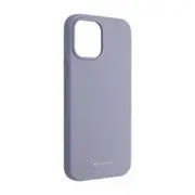 iPhone 15 Pro Soft Silicone Case Cover: Durable, Shock-Proof, Drop-Proof, Smooth Silky Exterior - Lavender Grey
