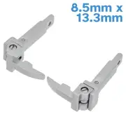 2pcs 8.5mm x 13.3mm Spring Hinge Assembly L+R Acetate Eyeglass Frame Repair Part