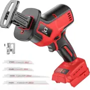 Cordless Reciprocating Saw for Milwaukee M18 18V Battery, Brushless Motor, Varia