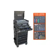SP Tools 336Pcs Tech Series Toolkit Plus EVA Foam Trays - Metric/SAE Black