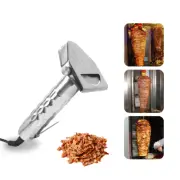 New Electric Kebab Slicer Shawarma Roast Cutter 80W With 2 Blades Kitchen Knife