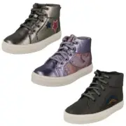 Childrens Clarks Creature Detailed Ankle Boots Nova City