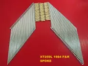 Fit YAMAHA XT250L 1984 FRONT & REAR SPOKE 72 Pcs. NIPPLE GOLD JAPAN [mi2530]