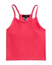 Aqua Girls' Seamless Crop Tank Top, Big Kid - Exclusive