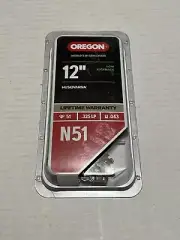 Brand New Oregon 12” Low Kickback N51 Chainsaw Chain