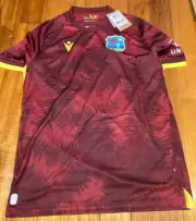 New with Tags - Official West Indies Cricket Macron ODI Shirt Large