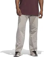 [adidas] KPS19 Men's Long Pants, Basketball Woven Pants, Putty Beige (JC7838), 2L