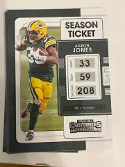 7x AARON JONES 2021 Panini Contenders Football LOT #36