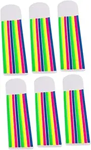 UTHCLO Highlighter Tape Strips Fluorescent Translucent Flags for Book Tabs and Annotations