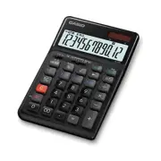 Casio JE-12D-BK-N Black for Right-handed Just Type Ergonomic Calculator New