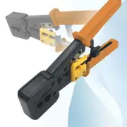 Salesbay Network Crimping Plier 6P/8P Ratcheting Wire Cable Terminal Crimper
