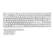 ANYMOB Keycap Keyboard Grey 127 Japanese keys Minimalist Customized Sided Heat Submlimation Switch Fit Bag