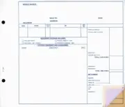 100 Vehicle Invoices / 4 Part / VI-131N Carbonless Plain Invoice #8010 Plain