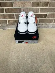 Size 7Y - Jordan 4 Retro White Cement (2025) IN-HAND IB4171-100