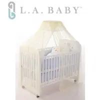 在飛比找PChome24h購物優惠-【美國 L.A. Baby】豪華全罩式嬰兒床蚊帳(加大加長型