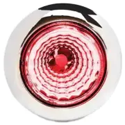 0.75 Inch Red LED Mini Button Marker Light With 1 Diode
