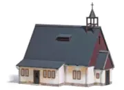Busch 1941 HO Weathered Chapel Building Kit
