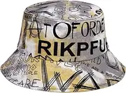 [Artist Unknown] NA Fashionable Personality Bucket hat Women Summer Casual Streetwear Sun hat Big Brim Foldable Beach Fisherman hat