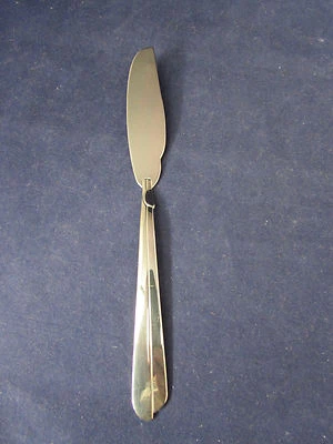 SET of TWELVE - Oneida Stainless Flatware RADIUS Fish / Cheese Knives USA Made