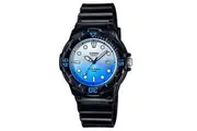 Casio LRW-200H-2E Black with Blue Dial Women's 100m Analog Sports Watch