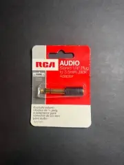 RCA #AH216R Audio Stereo Receiver 1/4" Plug to 3.5mm Jack Adapter