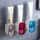 Automatic Toothpaste Squeezer Toothbrush Holder Bathroom Accessories