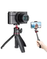 MT-08 Black Mini Tripod for Camera, 1/4" Screw Universal for Sony/Canon/Nikon...