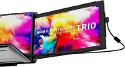 Mobile Pixels Trio Portable Monitor for Laptops, 12.5'' Full HD IPS Screens, USB