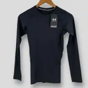 UNDER ARMOUR Mens HeatGear Armour Long Sleeve Compression Top SIZE XS NEW