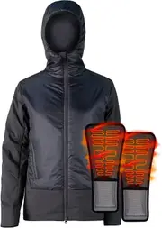 Lenz Heat Jacket Primaloft, textile jacket heatable women , color: Dark Blue , size: S