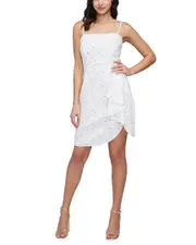 Wildfox Valetta Drape Linen-Blend Dress