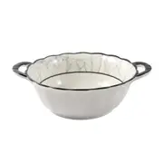 Abstract Print Ceramic Tableware Oval Serving Dish Plate 9.5 cm