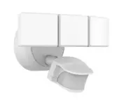 Defiant 3000 Lumens Motion Activated Integrated LED Hardwired Flood Light -White