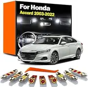 LED Interior Roof Sun Visor Light Kit, for Accord 7 8 9 10 7th 8th 9th 10th Gen 2003-2018 2019 2020 2021 2022 Car Bulbs