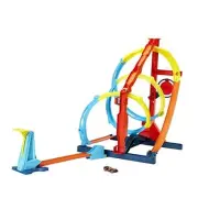 Toy Car Track Set, Track Builder Unlimited Corkscrew Twist Kit Playset & 1:64