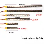 AXIAL 1/10 遙控汽車配件漂移車 LED 底盤炫光燈適用於 1/10 1/8 遙控車 TRXS TRX4 TRX