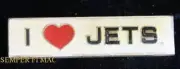 I LOVE JETS LAPEL HAT PIN UP US AIRLINES PILOT CREW STEWARDESS AIRPLANE AIRPORT