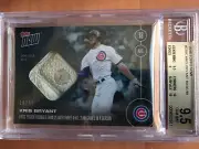 2016 TOPPS NOW #370-C KRIS BRYANT CHICAGO CUBS GAME USED BASE RELIC #/49 BGS 9.5