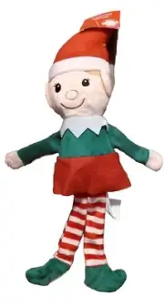 Holiday Christmas Elf Plush Doll 14 Inches Tall