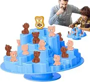 Balance Game,Two-Player Tree - Bear Cow Balancing Learning Family Outdoor Team Play Indoor Fun for Adults Girls Boys