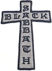 [Black Sabbath] Patch Cross Band Logo Official One Size