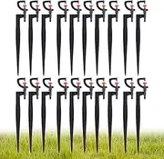 Drip Irrigation Emitters - 20X Rrigation System Dripper | Irrigation Drip Emitter | Lawn Sprinkler Heads,360 Degree Rotating Irrigator Nozzle for Planting Patio Agricultural Lawn Courtyards