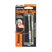 Ramset 6 x 100mm DynaBolt Plus Flat Head Bolt - 2 Pack