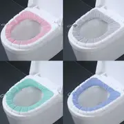 Warm Toilet Seat Cover Pad Winter Thick Toilet Seat Covers Stretchable Closestool Mat Bathroom Accessories