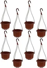 Yardwe 8 Sets Chlorophytum Pot Pots Chlorophytum Flowerpot Hanging Plant Pots Hanging Plant Basket Hanging Baskets for Plants Hanging Planter Outdoor Hanging Pots Plastic