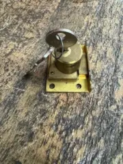 Vintage CORBIN Desk Cabinet Drawer Lock With Two Keys NOS