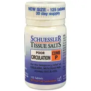 Martin & Pleasance Schuessler Tissue Salts Comb P Poor Circulation 125 Tablets