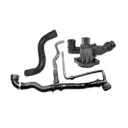Gates Thermostat + Radiator Hose Kit for Audi A3 Quattro 8PA 2.0L 147KW Auto