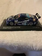 1:43 diecast Minichamps Mercedes CLK Coupe #24,DTM2002, S. Muecke. (135)